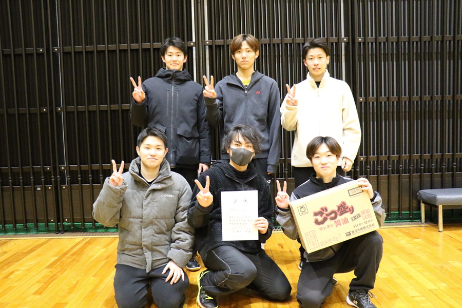男子団体準優勝 ペアーズ