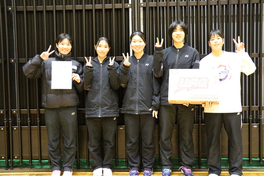 女子団体準優勝 中3連合