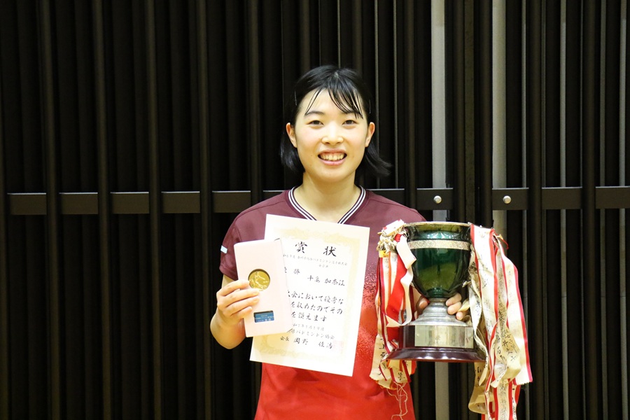 女子単 優勝 十亀選手