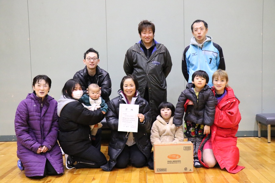混合団体 準優勝 たけちゃんクラブ